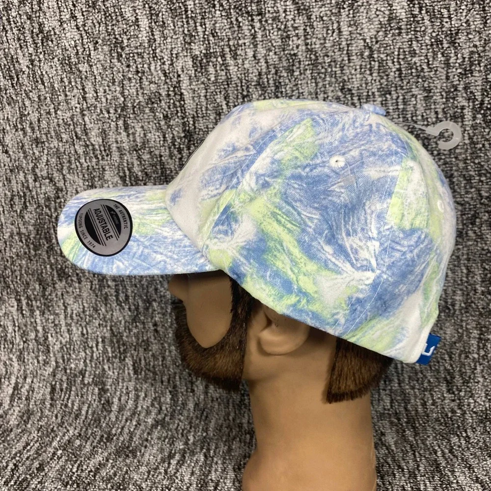 Huk Performance Fishing Hat Cap Tie Dye Blue Green Yupoong Classics Adjustable